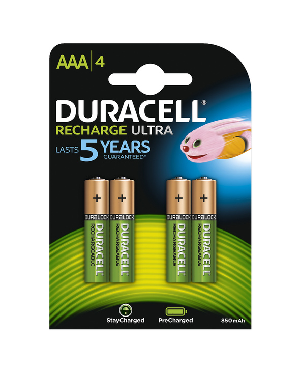 Duracell StayCharged AAA (4pcs) Batterie rechargeable Hybrides nickel-métal (NiMH)