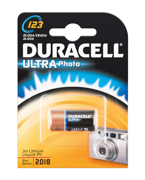 Duracell CR123A 1-BL Ultra Batterie à usage unique Lithium