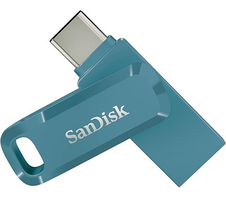 SanDisk Ultra Dual Drive Go USB 128GB lecteur USB flash 128 Go USB Type-A / USB Type-C 3.2 Gen 1 (3.1 Gen 1) Bleu