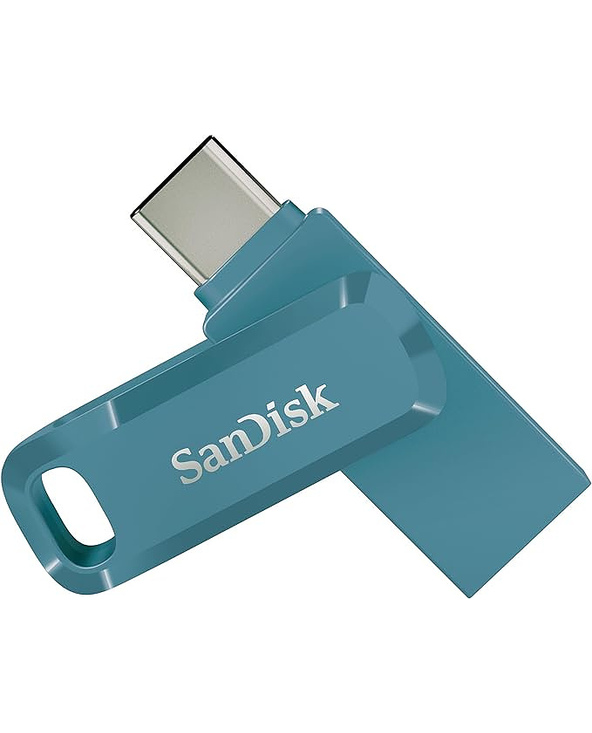 SanDisk Ultra Dual Drive Go USB 128GB lecteur USB flash 128 Go USB Type-A / USB Type-C 3.2 Gen 1 (3.1 Gen 1) Bleu