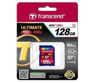 Transcend TS128GSDXC10U1 mémoire flash 128 Go SDXC MLC Classe 10