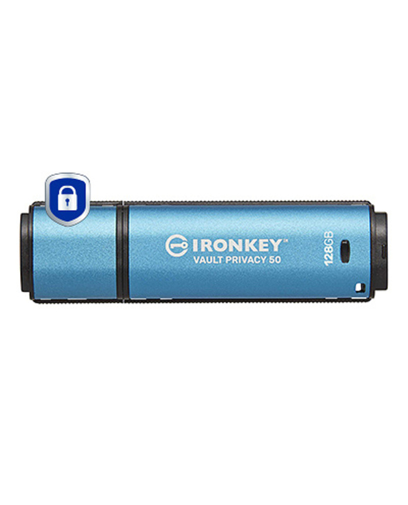 Kingston Technology IronKey 128Go Vault Privacy 50 chiffrée AES-256, FIPS 197