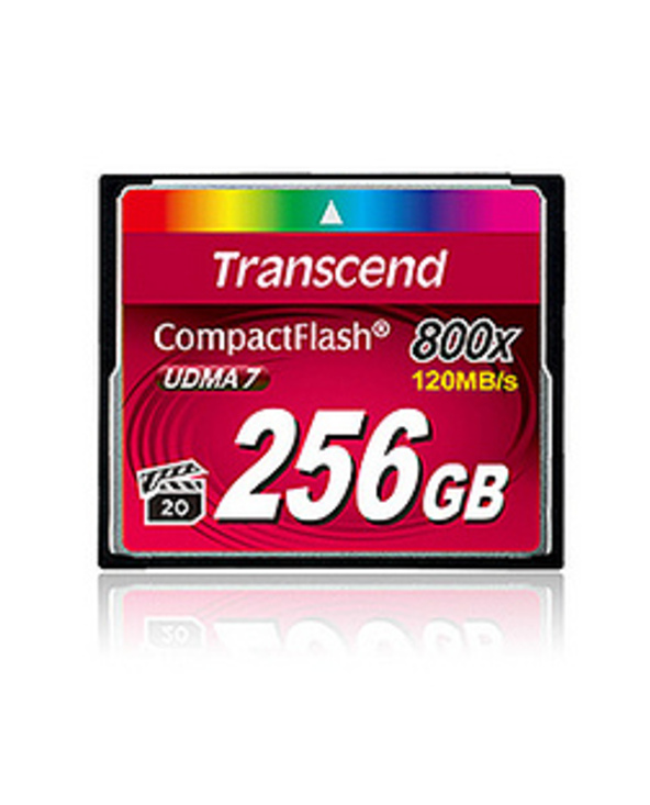 Transcend 256GB 800x CF 256 Go CompactFlash