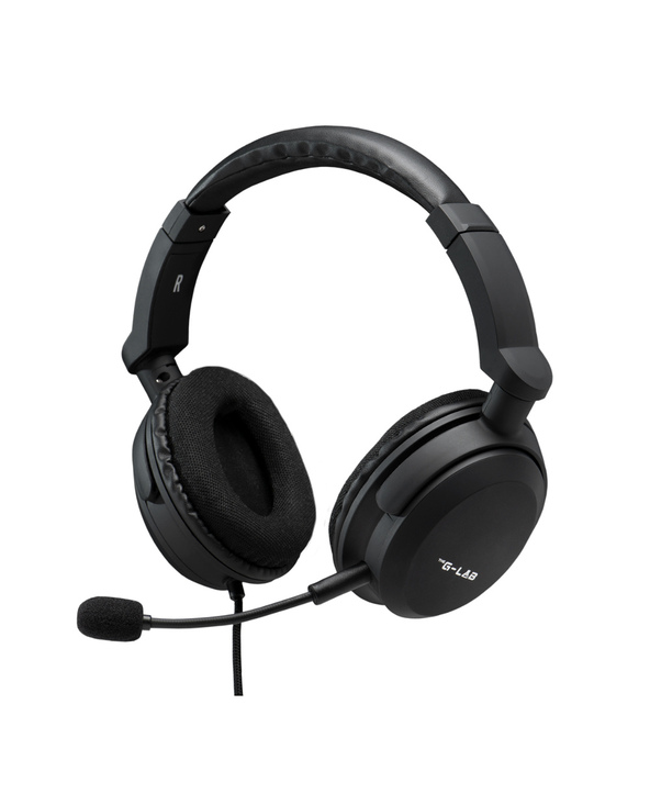 The G-Lab Korp Carbon Casque Avec fil Arceau Jouer Noir