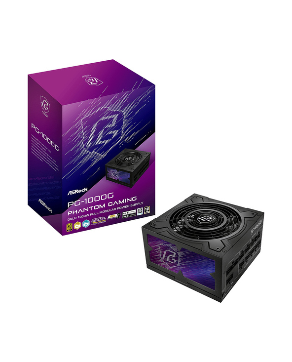 Asrock Phantom Gaming PG-1000G unité d'alimentation d'énergie 750 W 20+4 pin ATX ATX Noir