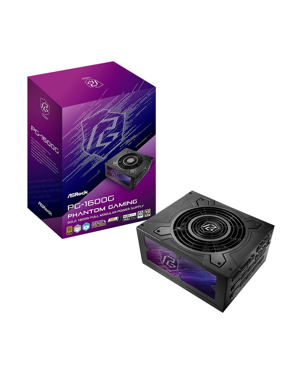 Asrock Phantom Gaming PG-1600G unité d'alimentation d'énergie 1600 W 20+4 pin ATX ATX Noir