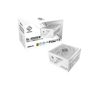 Asrock SL-1000GW Steel Legend unité d'alimentation d'énergie 1000 W 20+4 pin ATX ATX Blanc