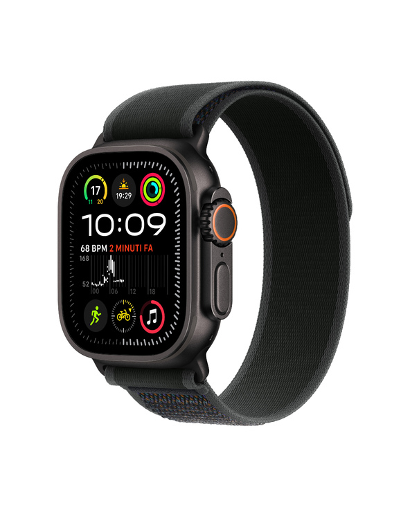Apple Watch Ultra 2 OLED 49 mm Numérique 410 x 502 pixels Écran tactile 4G Noir GPS (satellite)