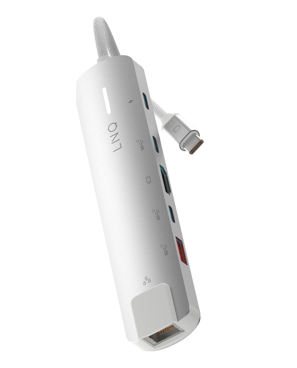 LINQ byELEMENTS 6in1 Pro USB-C 10Gbps Multiport Hub with 4K HDMI and Ethernet