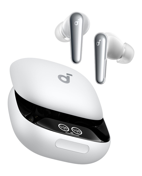 Anker Liberty 4 Pro Casque True Wireless Stereo (TWS) Ecouteurs Appels/Musique/Sport/Au quotidien USB Type-C Bluetooth Blanc