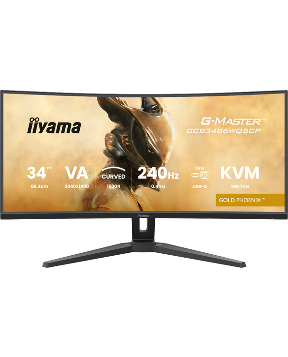 iiyama G-MASTER GCB3486WQSCP-B1 34" 4K Ultra HD 0,4 ms Noir