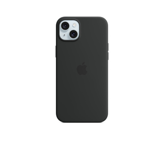 Apple Coque en silicone avec MagSafe pour iPhone 15 Plus - Noir