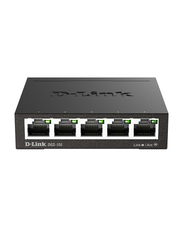 D-Link DGS-105 Non-géré L2 Gigabit Ethernet (10/100/1000) Noir