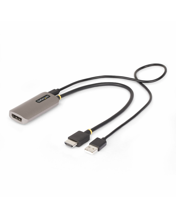 StarTech.com Câble Adaptateur HDMI vers DisplayPort de 30cm, 8K 60Hz, Convertisseur Vidéo Actif HDMI 2.1 vers DP 1.4, Câble HDMI