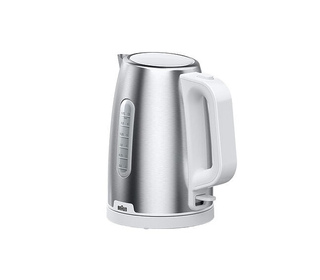 Braun WK 1500 bouilloire 1,7 L 2200 W Acier inoxydable, Blanc