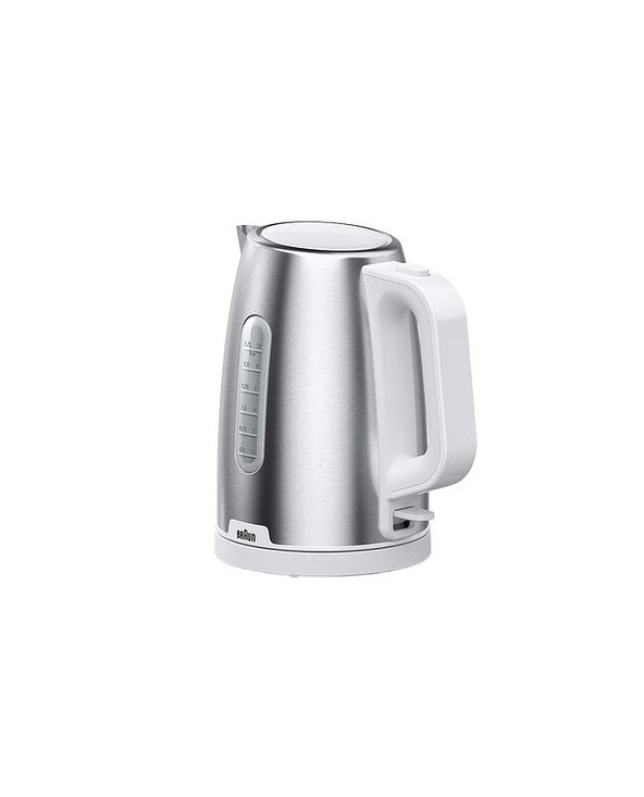 Braun WK 1500 bouilloire 1,7 L 2200 W Acier inoxydable, Blanc