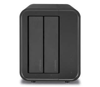 TerraMaster D2-320 boîtier de disques Bureau Noir