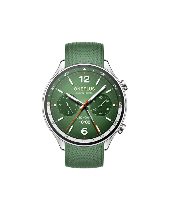 OnePlus Watch 2R 3,63 cm (1.43") AMOLED 46 mm Numérique 466 x 466 pixels Écran tactile Vert Wifi GPS (satellite)