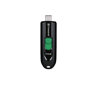 Transcend JetFlash 790 C lecteur USB flash 512 Go USB Type-C 3.2 Gen 1 (3.1 Gen 1) Noir, Vert
