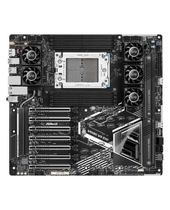 Asrock WRX90 WS EVO carte mère AMD WRX90 Socket sTR5 EEB