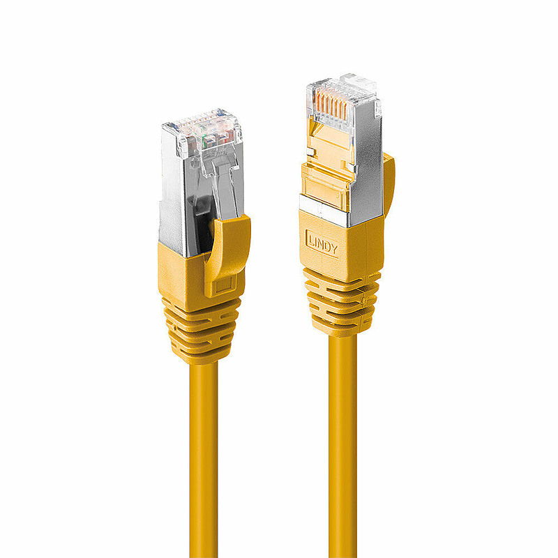 Lindy 47868 câble de réseau Jaune 10 m Cat6a S/FTP (S-STP)
