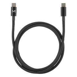 Mobilis 001389 câble USB 1 m USB C Noir