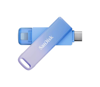 SanDisk Creator Phone Drive lecteur USB flash 256 Go USB Type-C / Lightning 3.2 Gen 1 (3.1 Gen 1) Bleu, Lilas