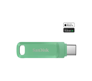 SanDisk Ultra Dual Drive Go lecteur USB flash 1 To USB Type-C 3.2 Gen 1 (3.1 Gen 1) Vert