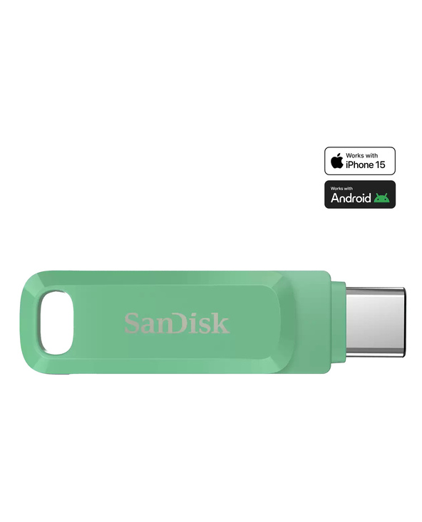 SanDisk Ultra Dual Drive Go lecteur USB flash 1 To USB Type-C 3.2 Gen 1 (3.1 Gen 1) Vert
