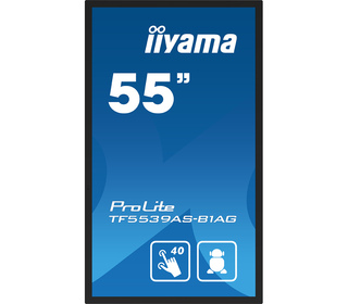 iiyama TF5539AS-B1AG Écran d'affichage dynamique Écran plat de signalisation numérique 138,7 cm (54.6") LED 500 cd/m² 4K Ultra H