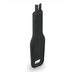 Lindy 47890 bloqueur de port Clé de bloqueur de port RJ-45 Noir Acrylonitrile-Butadiène-Styrène (ABS)