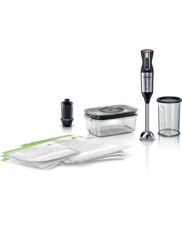 Bosch MSM6S20B 0,6 L Mélangeur par immersion 1000 W Noir, Argent