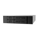Chieftec CMR-225 Obturateur de baie de lecteur Panneau de support Noir