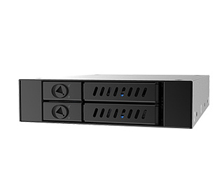 Chieftec CMR-225 Obturateur de baie de lecteur Panneau de support Noir