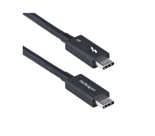 StarTech.com Câble Thunderbolt 5 de 1m, 80Gbps/Jusqu'à 120Gbps, 240W PD, 8K 60Hz, Câble Thunderbolt Certifié, Compatible avec Th