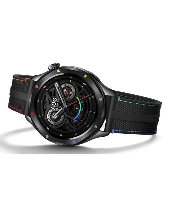 Xiaomi Watch S4 rainbow 3,63 cm (1.43") AMOLED Numérique 466 x 466 pixels Écran tactile Noir, Multi