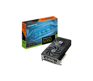 GIGABYTE GeForce RTX 5060 EAGLE OC 8G Carte Graphique - 8GB GDDR7, 128bit, PCI-E 5.0, 2550 MHz Fréquence du cœur, 3 x DisplayPor