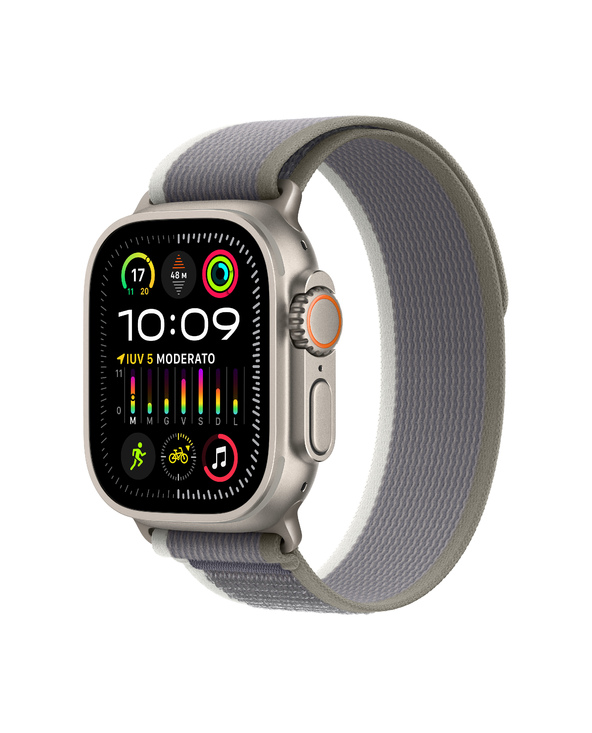 Apple Watch Ultra 2 OLED 49 mm Numérique 410 x 502 pixels Écran tactile 4G Titane GPS (satellite)