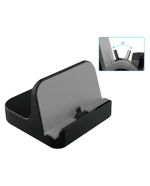 DLH SUPPORT DE CHARGE ET SYNCHRONISATION POUR SMARTPHONE ET TABLETTE EN USB-C
