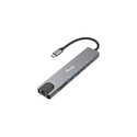 Equip 133497 station d'accueil Avec fil USB Type-C Noir, Gris