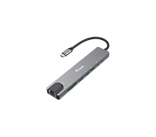 Equip 133497 station d'accueil Avec fil USB Type-C Noir, Gris