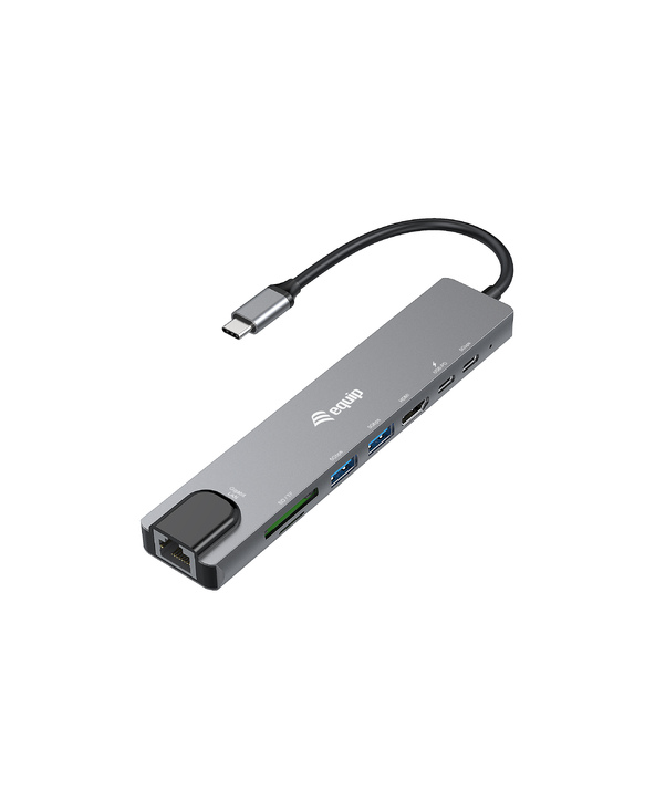 Equip 133497 station d'accueil Avec fil USB Type-C Noir, Gris