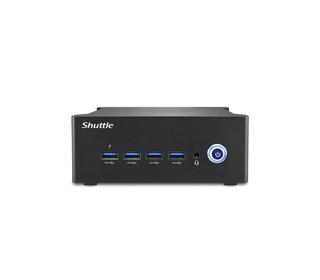 Shuttle Nano PC NT10H5, Intel Core Ultra 5 125H, Intel Arc graphics, 2xHDMI, 2xUSB 4.0 (DP), 2x2.5Gbit LAN, VESA, 24/7
