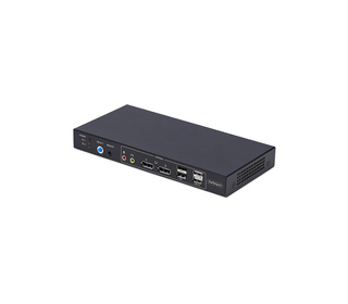 StarTech.com Switch KVM DisplayPort 2 Ports avec Matrice Vidéo Double Vue, 4K 60Hz, Hub 4x Ports USB, Commutateur KVM, Commutati
