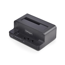 StarTech.com Duplicateur de Disque M.2 NVMe vers 2,5/3,5 » SATA, Clonage/Dock de Disque SSD Autonome à Deux Baies, NVMe vers SAT