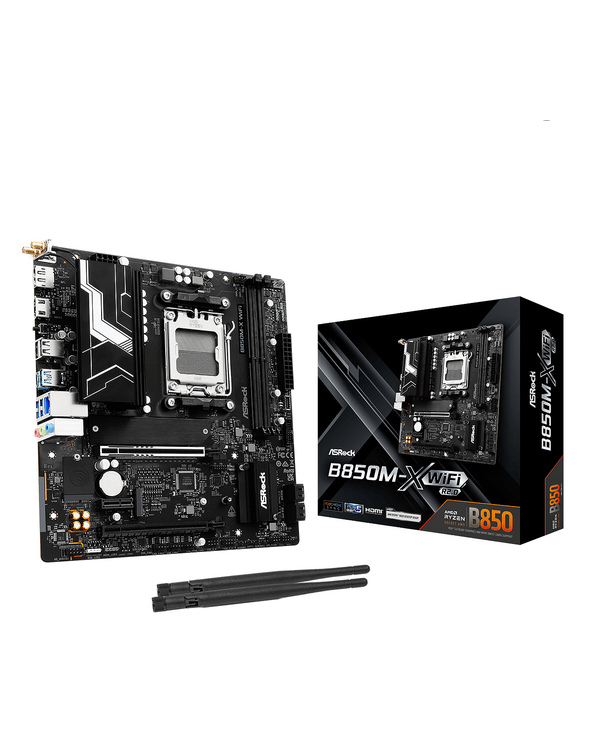Asrock B850M-X WiFi R2.0 AMD B850 Emplacement AM5 micro ATX