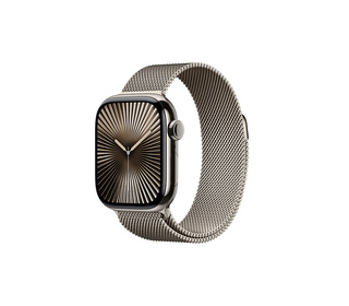 Apple Watch Series 10 OLED 42 mm Numérique 374 x 446 pixels Écran tactile 4G Titane Wifi GPS (satellite)
