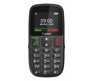 Gigaset GL395 5,59 cm (2.2") 90 g Noir Téléphone pour seniors