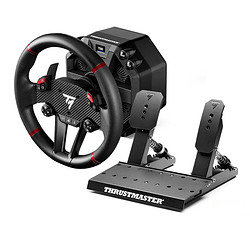 Thrustmaster T598 Noir, Rouge USB Volant + pédales PC, PlayStation 4, PlayStation 5