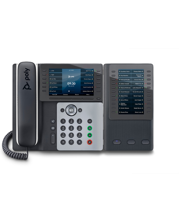 POLY Téléphone IP Edge E500 compatible PoE